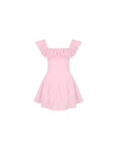 Mini Dresses: MONACO MINI DRESS SOFT PINK