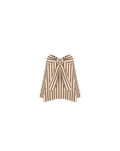 CARMEN BODICE BROWN BUTTER STRIPE