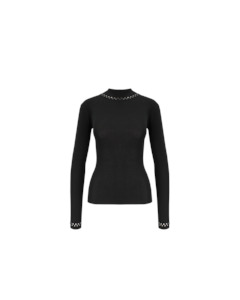 Recycled Material: FABIENNE TURTLENECK BLACK