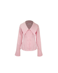 EDDIE SHIRT PINK RED STRIPE
