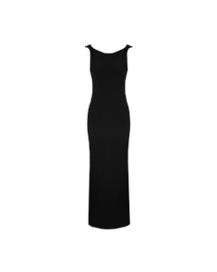 Liam Dresses: BLACK TIE GOWN BLACK BLACK