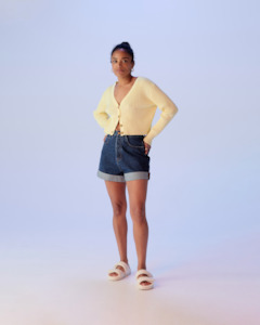 Shorts: MAC DENIM SHORT STONEWASH