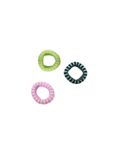 Sale: BENNY HAIR TIES MULTI STRIPE