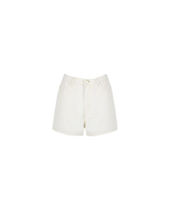 Shorts: SOLAR DENIM SHORT CREAM