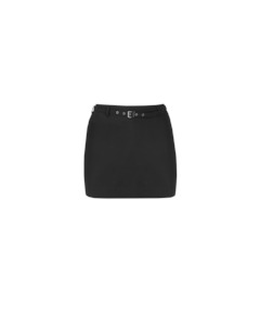 Sale: RUE BELTED MINI SKIRT BLACK