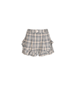 DOVE SHORT NAVY CREAM TARTAN
