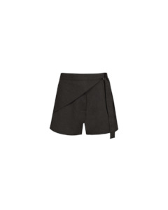SASHA WRAP SHORT CHARCOAL