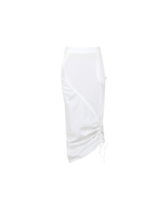 DONOVAN TIE SKIRT WHITE