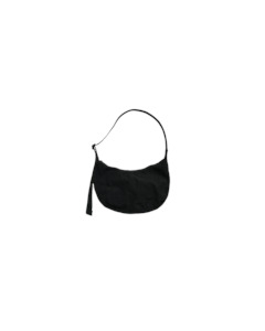 MEDIUM NYLON CRESCENT BAG BLACK