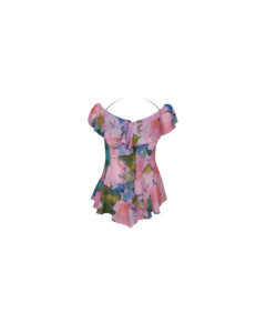 Dreamstate: SENSE RUFFLE TOP DREAM FLORAL