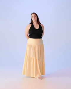 MILANO HALTER TOP BLACK