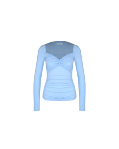 RIO KNIT LONG SLEEVE CORNFLOWER