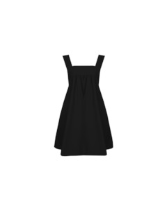 MARGIE TIE MINI DRESS BLACK