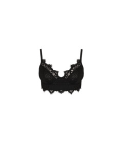 DOLLY FULL SUPPORT LACE BRA BLACK