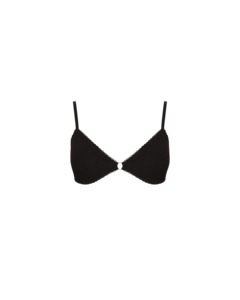 90210 LOW SUPPORT COTTON BRA BLACK