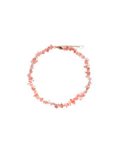 MINERAL NECKLACE PINK