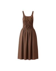 RIBBON MIDI DRESS DONKEY