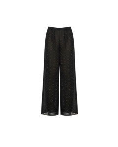 SOPHIE SHEER PANT BLACK SPARKLE