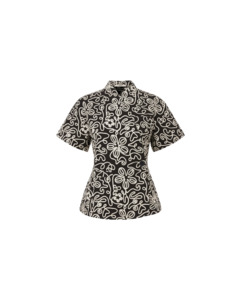 Tops: COCO SHORT SLEEVE TOP SARDINIA FLORAL