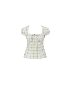 KELI SHIRT HYDRANGEA TARTAN
