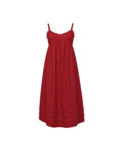COLETTE MIDI DRESS GARNET