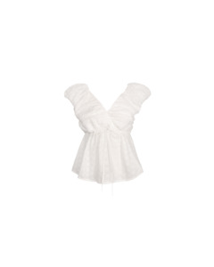 BLANCA TOP WHITE BROIDERY
