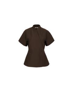 Outerwear: COCO SHORT SLEEVE BLAZER ESPRESSO