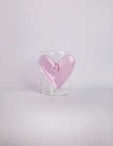 Homeware: HEART TUMBLER PINK