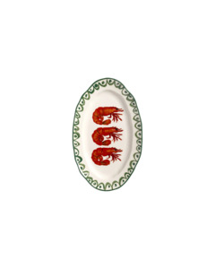 Homeware: PLATTER SIRENE SHRIMP RED