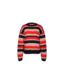 Velma Sweater Velvet Berry Stripe