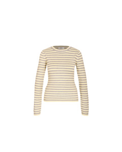 New Arrivals: ESME LONG SLEEVE GREY MARLE BUTTER STRIPE