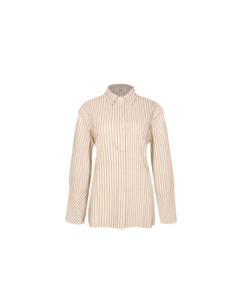 OSCAR TIE BACK SHIRT DUNE STRIPE
