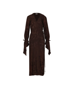 DAPHNE WRAP GOWN JAVA JACQUARD