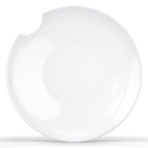 Tassen: 2 Deep Plates with bite Ø 24cm