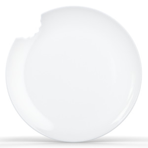 2 Dessert Plates with bite  Ø 20cm