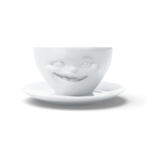 Tea cup with saucer 200ml  - Winking