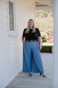 Size 14 Sale: Rosa Pants - Regular - Chambray
