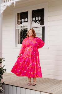 Evie Dress - Busy Blossom