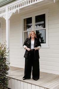 Teddy Blazer - Black/Neutral