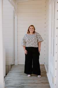 Xxs 14: Olive Pants - Black