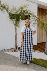 Xxs 14: Slip Dress - B/W Check