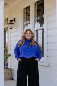 Clara Top LS - Royal Blue