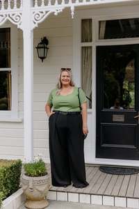 The Last 22: Rosa Pants - Long Length - Black