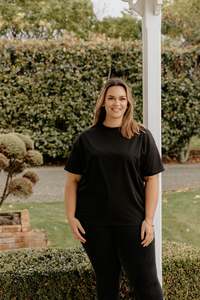 Oversized Tee - Black (Summer Weight)
