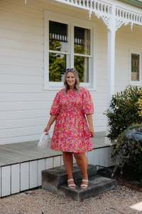 Xxs 14: Thea Dress - Pansy Floral
