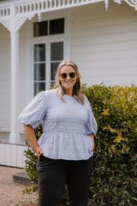 Liv Top - Purple Check