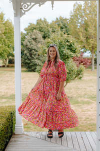 Xxs 14: August Dress - Pansy Floral