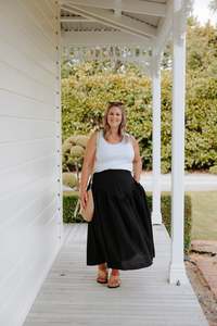 Xxs 14: Poppy Skirt - Black