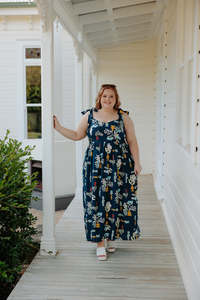 Xxs 14: Sunday Dress - Blue Vase