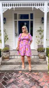 S 18: Junie Dress - Pink Vase